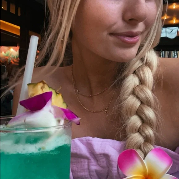 Lilac Two-Piece Crop Top and Maxi Skirt Set - Picture 6 of 7